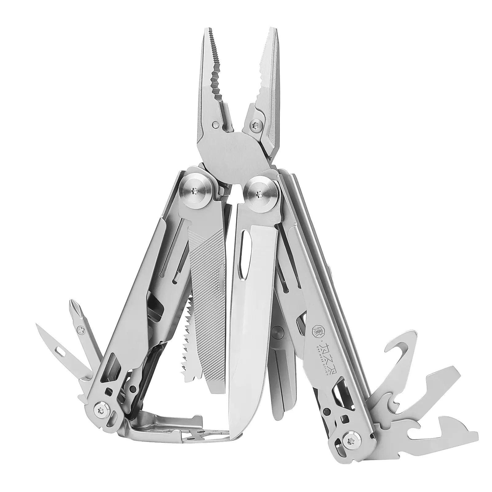Wetactics MT-01 18-in-1 Multitool,Portable Multi-Tool Kit – Pliers, Saw, Scissors, Screwdriver & Bottle Opener for Home, Car & Camping