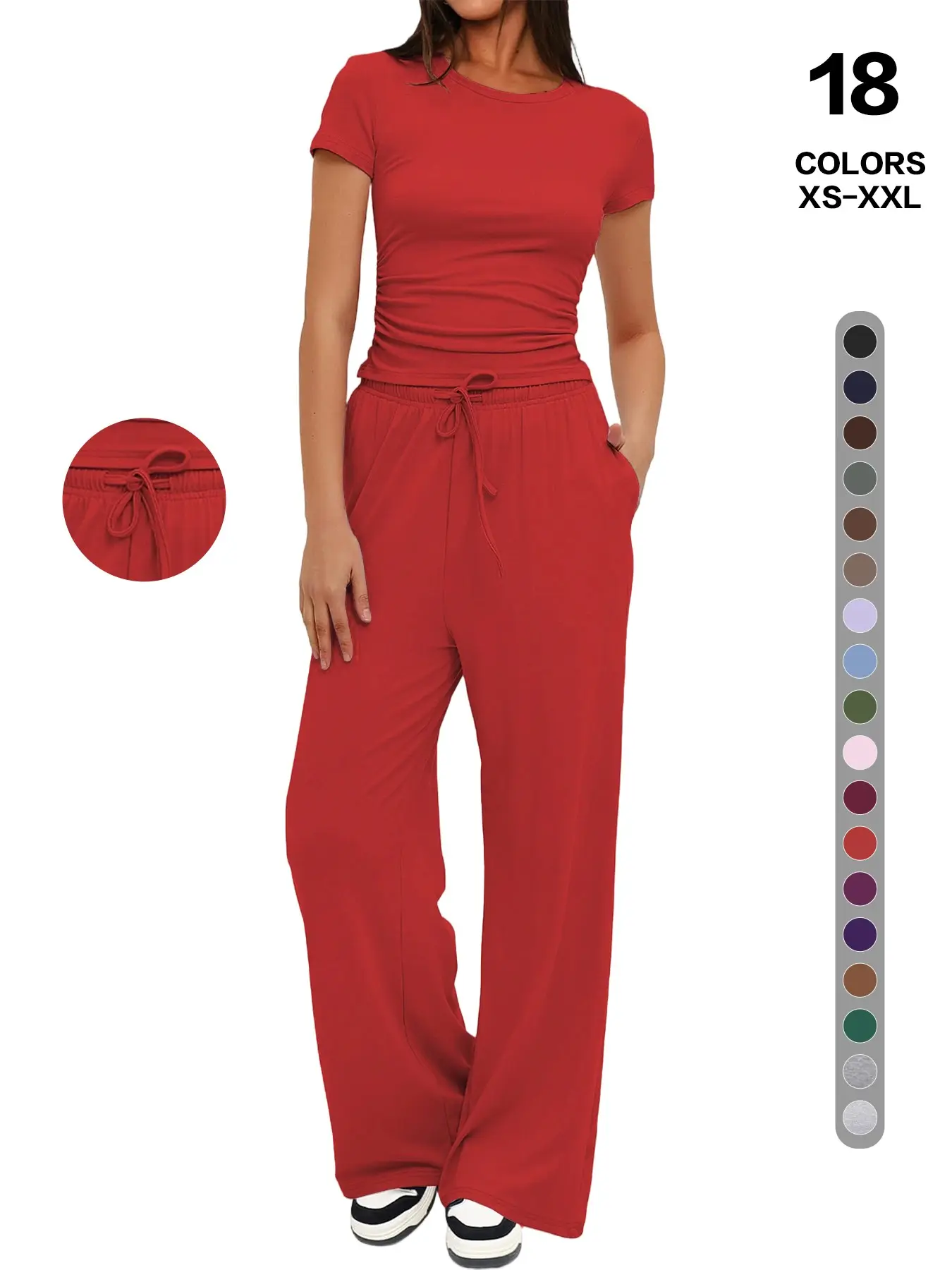 Bright red