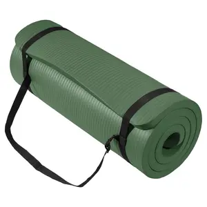 BalanceFrom Yoga Mat, 1" Extra Thick Exercise Pilates Workout Mat, Green Jasper BalanceFrom Yoga Mat, 1" Extra Thick Exercise Pilates Workout Mat, Green Jasper