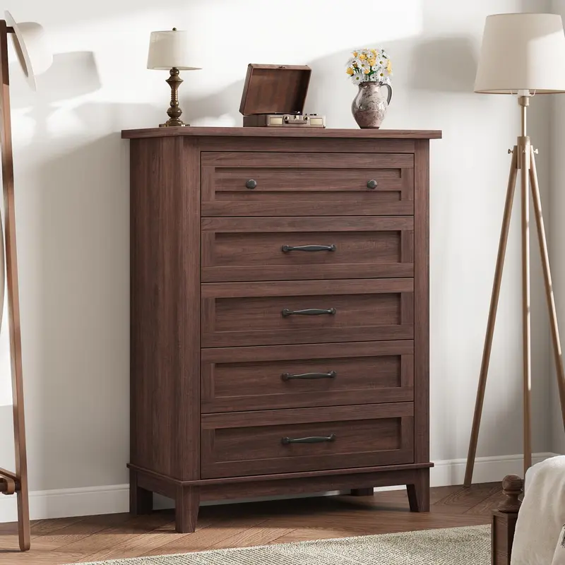 4ft long dresser 4ft Tall Mesquite Dresser, 5 Drawer Alamo Tall Dresser