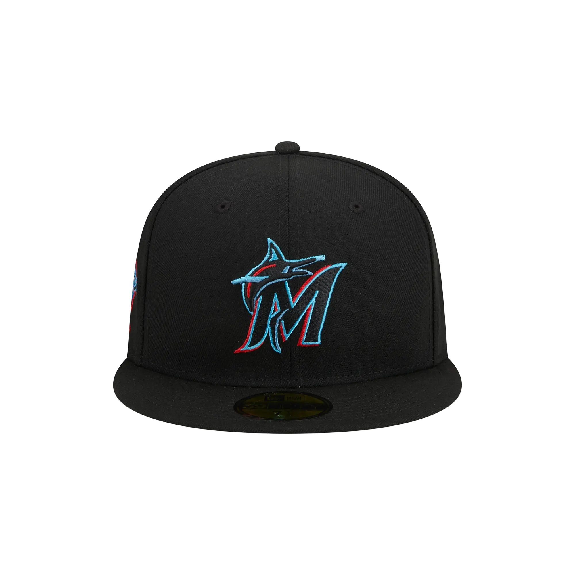 59FIFTY Miami Marlins Father’s Day On-Field Fitted Hat "Black / Teal - Under Brim" NE902