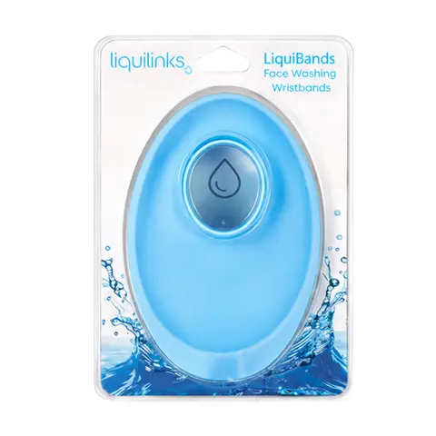 LiquiBands Face Washing Wristbands – No More Wet Sleeves Skincare Essential - Silicone Bands to Catch Water Drips – Stocking Stuffers, Wrist Accessory