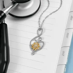 Sunflowers Forever Infinity Necklace