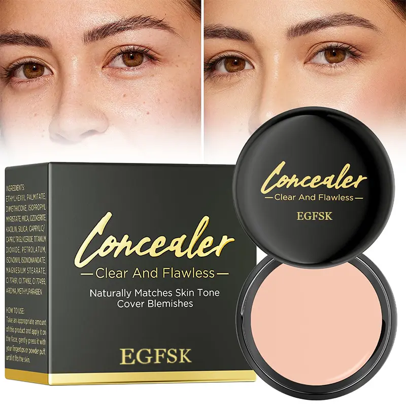 EGFSK Blunder Cover Concealer Set (2/4/6 Pcs) - Waterproof, Lightweight, Easy-to-Blend with Foundation, Gentle Skin-Friendly, Long-Lasting Hydrating, Crease-Proof Cosmetic for All Skin Types, Flawless Finish, No Caking