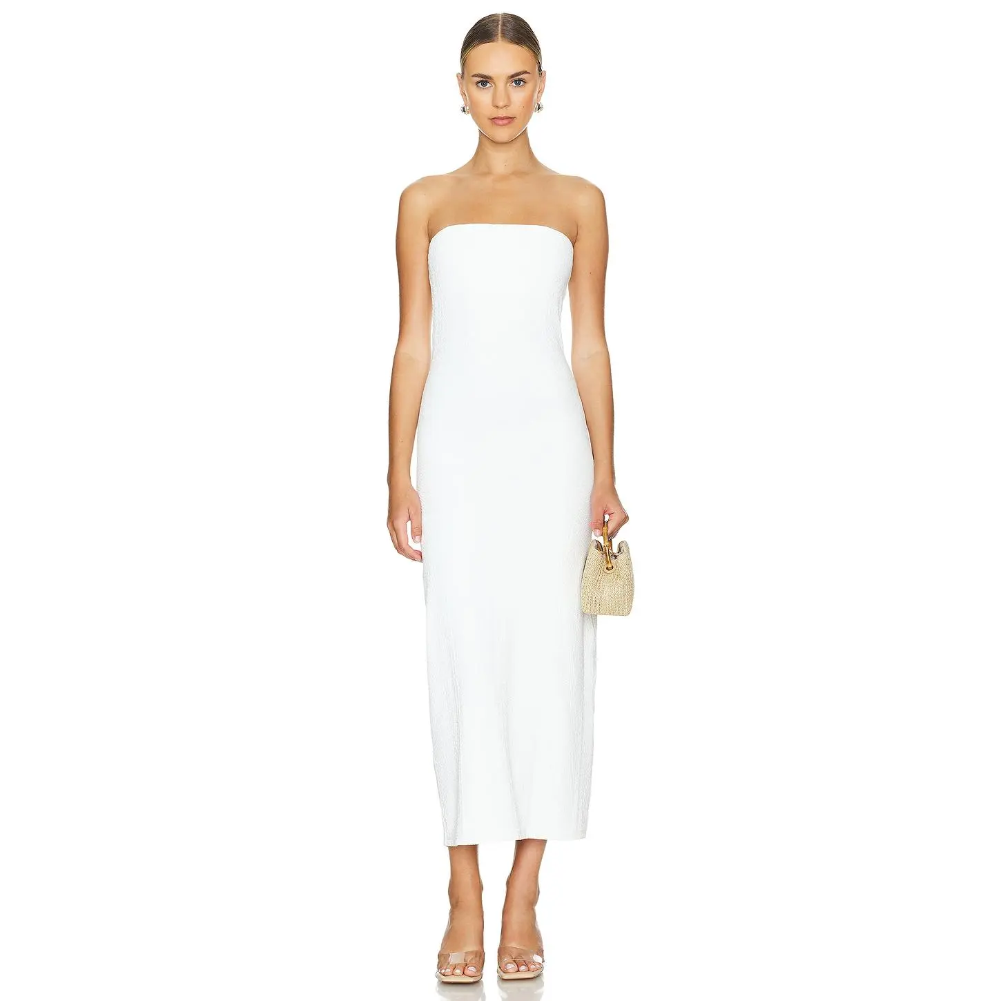 GIGI C Maya Dress in White