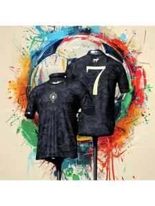 2026 Ronaldo Special Edition Football Jersey for Men's Summer Sports Soccer Training Tees Quick-Dry Tops Clothing No 7 Portugal