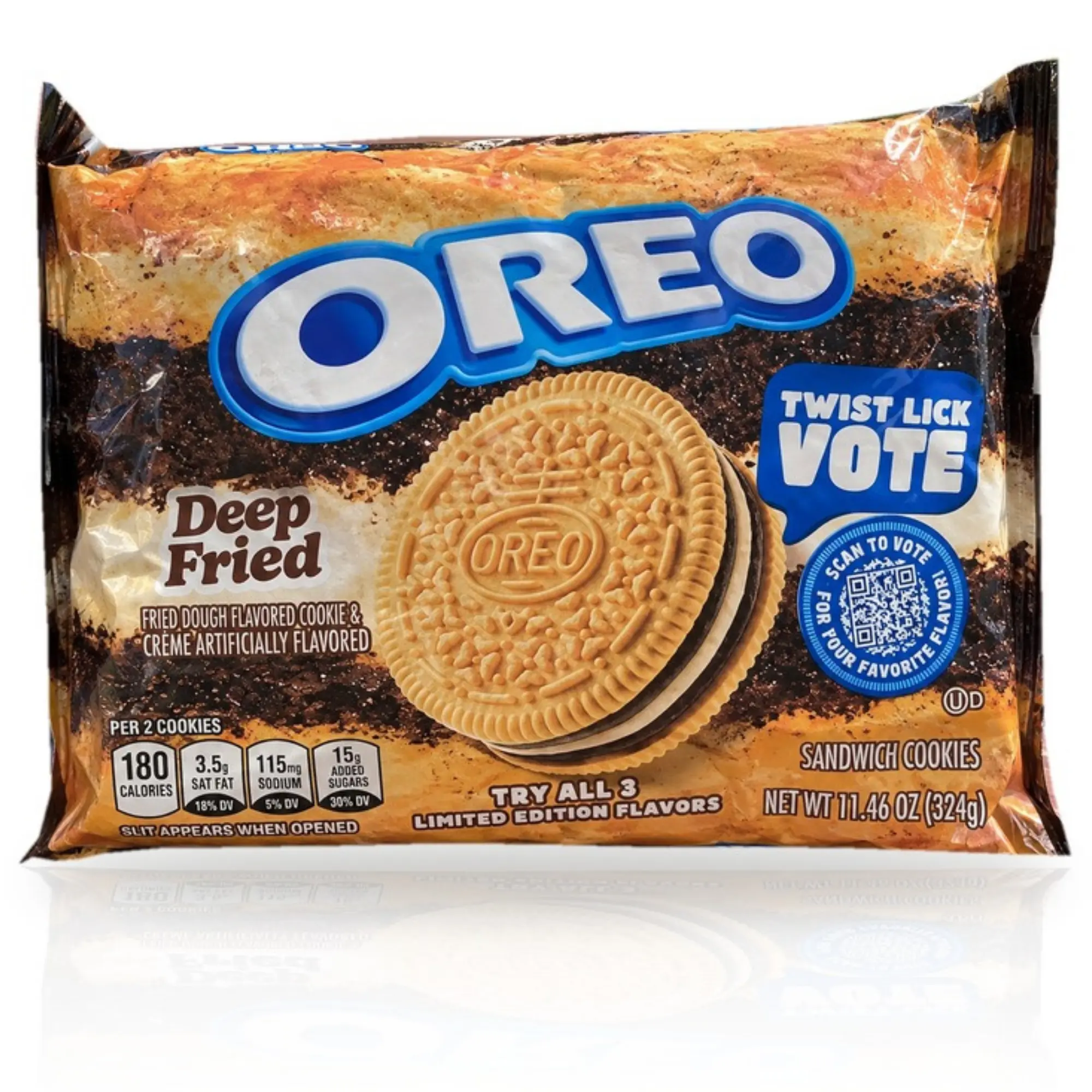 Oreo Deep Fried Sandwich Cookies, 11.46 oz Pack, Limited Edition