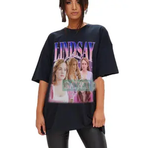 Lindsay Lohan Retro 90s Homage - Vintage Fan Tees & Andise Tshirt Cotton Fit