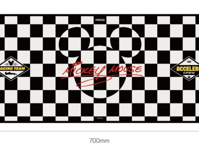 Disney Mickey F1 Series Large Mouse Pad – High-Speed Gaming & Office Desk Mat, Perfect Gift for Disney & Racing Fans, Smooth Surface for Precision Control!