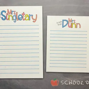 4.25x5.5 Custom “A Note From” Tear-Away Notepad