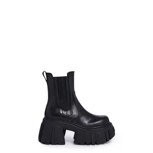 Rebel Core Chelsea Ankle Boots - Black