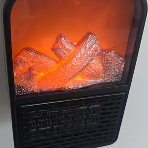 Heater Wall Outlet Small Space Heater with Adjustable Thermostat, Programmable 12-Hour Timer, Auto Shut Off - Quiet, Space-Saving, Ceramic,Stop running after a period of time after pressing the close button