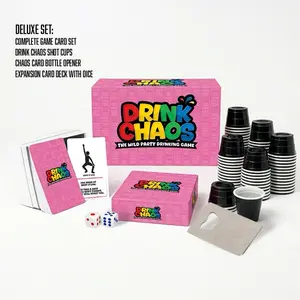 Drink Chaos: Wild Party Drinking Game for Social Gatherings, Group Entertainment