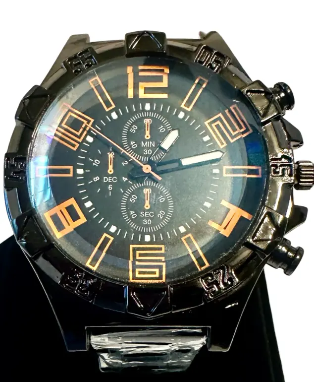 Chronos Men’s Watch - Stylish Design with Date Functionality, Available in Multiple Colors