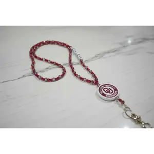 Oklahoma State Sooners Custom Beaded Lanyard
