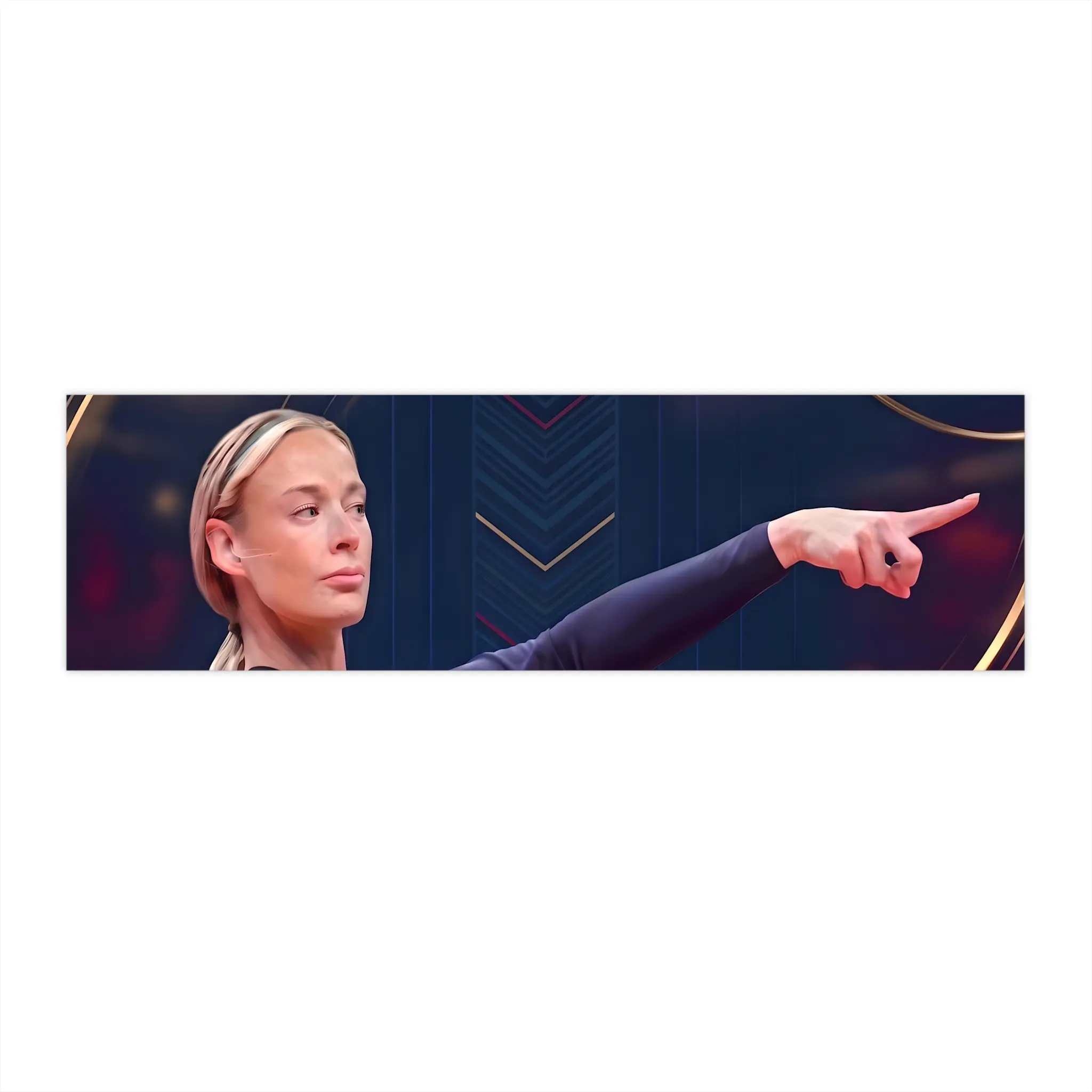 S Cunningham Pointing Bumper Stickers