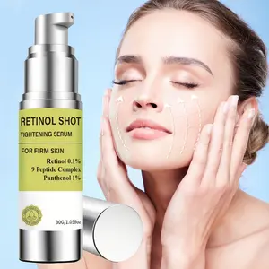 Retinol Firming Serum with Panthenol Peptide Complex Locking Moisture Dry Skin Elasticity Tightening Lifting Non-irritating Long-lasting Hydration All Skin Types