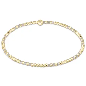 ENEWTON | Hope Joy Pattern 2mm Bracelet - Milkshake