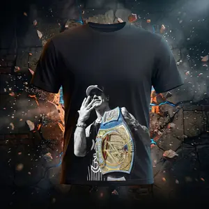 CCMA STORE John Cena 17x WWE Champion Heavy Cotton Shirt UCME Tshirt Cena Retirement Shirt Wrestling Fan Apparel Menswear Direct-to-garment Breathable Printing