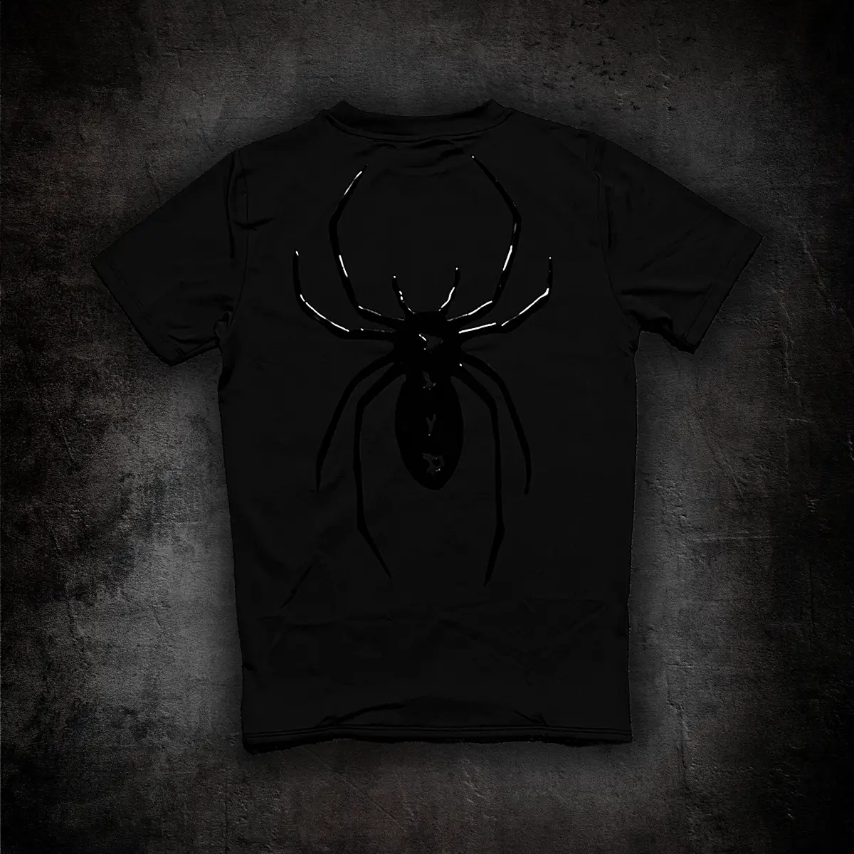 ARACHNID SHORT SLEEVE COMPRESSION SHIRT- MENS VINTAGE GYM STREETWEAR WORKOUT ATHLETIC