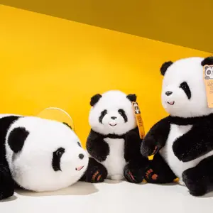 Panda Life Shop ，Nuobao Sitting Posture Panda Cute Pocket Sleep Comfort Cute Baby Plush Toy Doll，three styles，Cute and Interesting Shape for Home Decoration，A Gift for Children and Girlfriends, Stuffed Animal