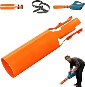 Leaf Blower Air Booster, 2X Blower Attachment for 1.5-2.75 Inch Cordless Round Nozzle