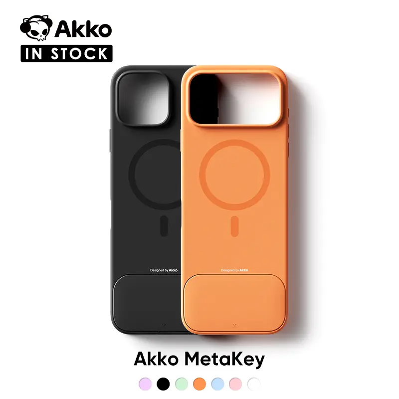 Akko MetaKey Keyboard for Phone 17 Pro Max Maximize Screen Space Keyboard Case for Accurate Typing