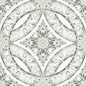 Oasis Peel & Stick Floor Tiles, Gray