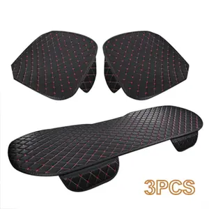 3 Piece Universal Car Seat Cushions, Breathable Soft Fabric, Anti-Slip Durable, Comfortable Car Interior Decor, Daily Driving Accessories