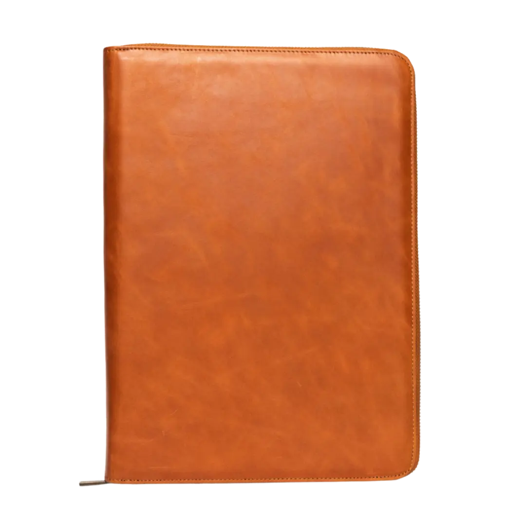 Leather MacBook Sleeve - Sienna