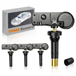 Pre-Programmed TPMS Chevrolet 315MHz Tire Sensor Compatible with Silverado 07-19 |Silverado 1500 07-18 |Malibu 08-16 |Cruze 11-15 |Camaro 09-15,OE:13598771,13586335/Set of 4