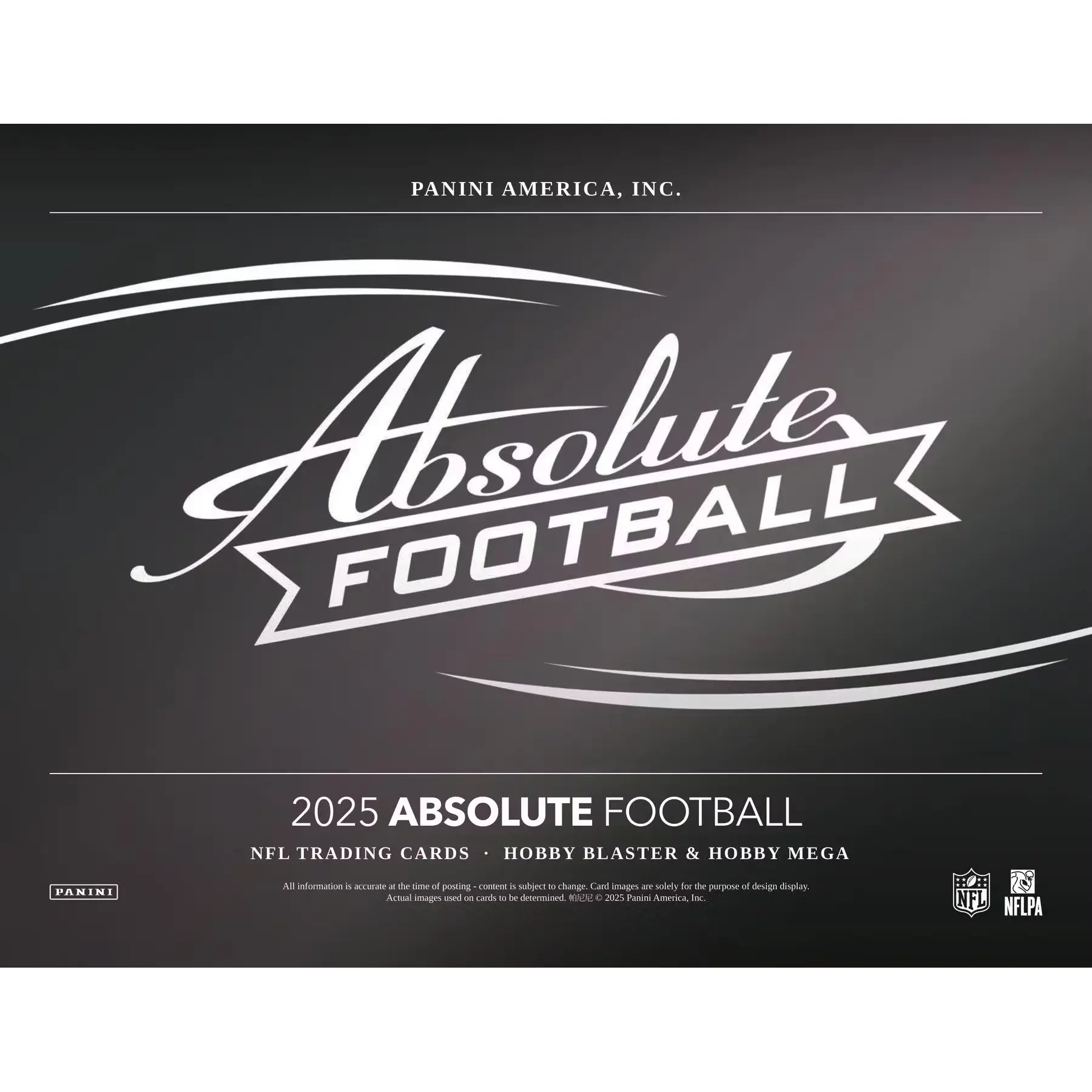 2025 Panini Absolute Football Hobby Mega Box