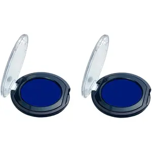 iMark Fingerprint Pad, Thumbprint Pad for Notary, Security ID & Law Enforcement – 2 Pack (Blue)
