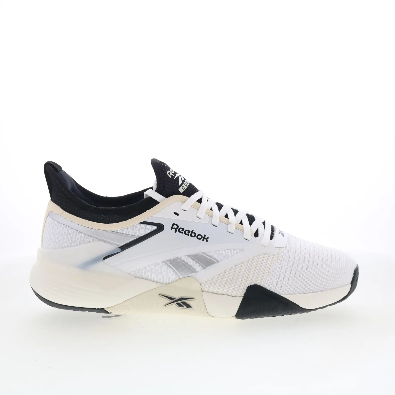 Reebok Nano Court Mens White Mesh Lace Up Athletic Tennis Shoes
