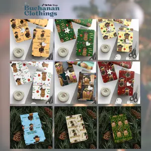 The Burnt Peanut Christmas Wrapping Paper , The Burnt Peanut Birthday Gift Wrap, The Burnt Peanut Merch
