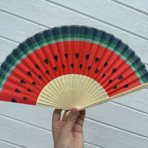 Watermelon hand fan