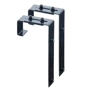 Mayne Adjustable Deck Rail Bracket 2-pack