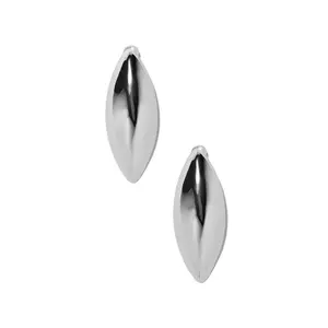 Puffy Dagger Earrings - Silver