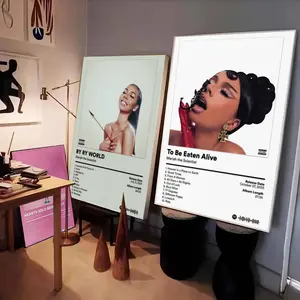 Rapper M-Mariah the Scientist Album Cover Poster HD Waterproof Art Sticker | Custom DIY Self-Adhesive Wall Print | Fade-Resistant, Long-Lasting Decorative Poster for Home, Office, Living Room, Bar | Multiple Sizes, High Definition, Easy to Apply & Clean