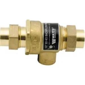 Watts Water Technologies 483089 Bronze Backflow Preventer .5 In. Threaded