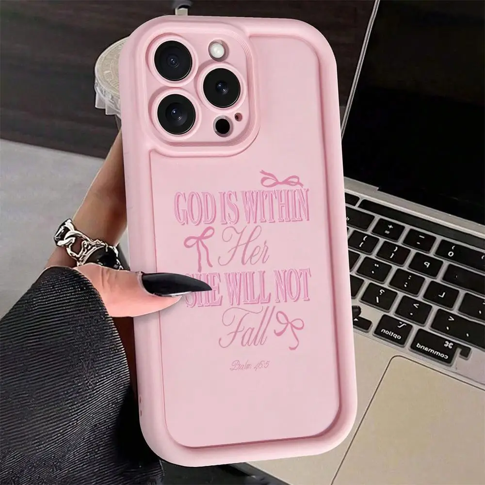 Butterfly & Letter Pattern Phone Case, TPU Decorative Phone Protector Cover, Phone Accessories Compatible with iPhone 11 12 13 14 15 16 Pro Max, Prote
