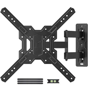 Full Motion TV Wall Mount Bracket with Swivel Arm for 23 to 65 Inch TVs, Holds up to 77 lbs