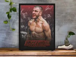 Alexander Volkanovski, Poster, UFC Poster, Poster Ideas, Fighter Poster, Athlete Motivation, Wall Decor