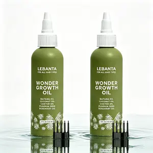 Lebanta Batana Oil For Hair Growth - 100% Pure, Raw & Natural Blend With Organic Castor, Pumpkin Seed, Coconut and Rosemary Oil - Thicker, Stronger Hair For Men & Women Scalp