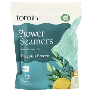 fomin Shower Steamers, Eucalyptus Breeze, 12 Tablets