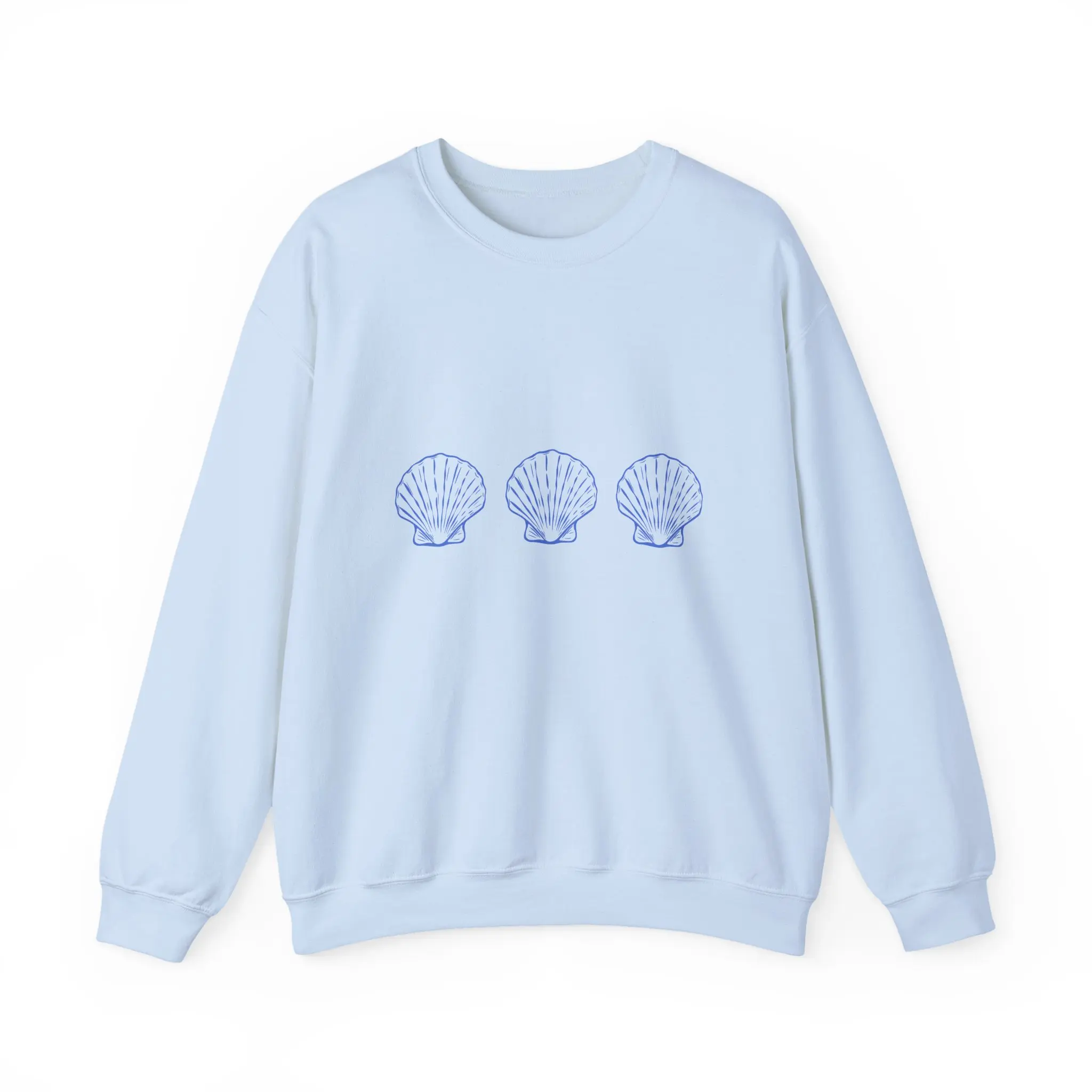 Blue Seashell Trio Sweatshirt