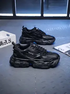 Men's Trendy Elevator Sneakers | Airflow Mesh Sport Shoes | Chunky Sole Design | Chunky Casual Sneakers
