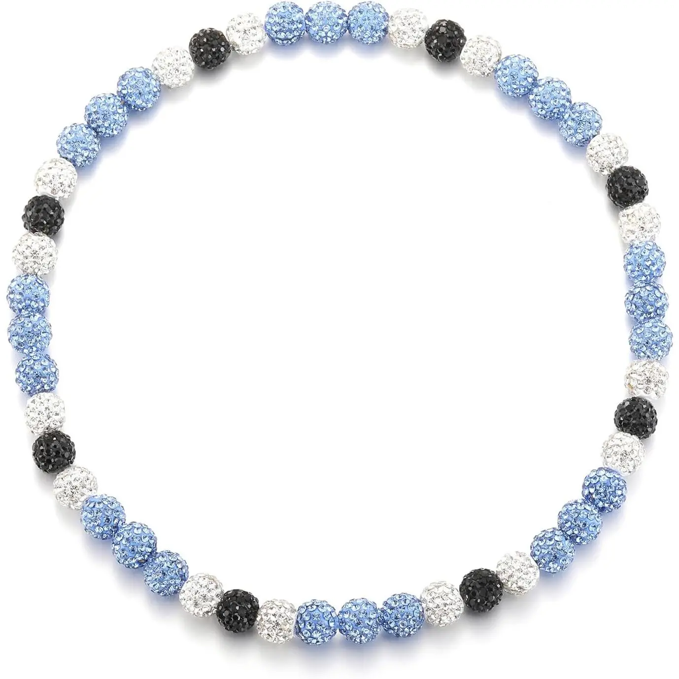 White/Black/Light Blue