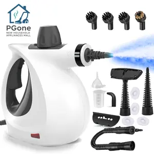 2026 Back-to-School Gift Multifunctional Steam Cleaner with 15 Accessories and Safety Lock,Portable High-Pressure Steam Cleaner for Kitchens, Bathrooms,Windows,Carpets,and More-Powerful 1050W Handheld,Fast Heats Up,High-Temperature Sterilization,and Easy