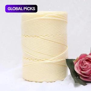 Summer Lightweight Coarse Ice Hemp Thread Hollow Line Handmade DIY Crochet Material Pack Yarn Ball, Craft Supplies for Knitting Projects #GLOBAL PICKS
